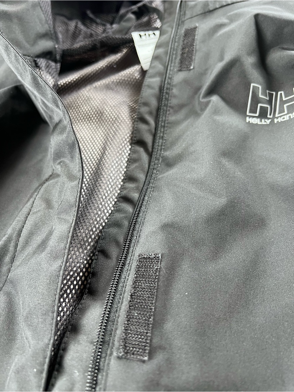 Helly Hansen Women’s Seven J Rain Jacket Black Waterproof Windproof Size L - Picture 15 of 16
